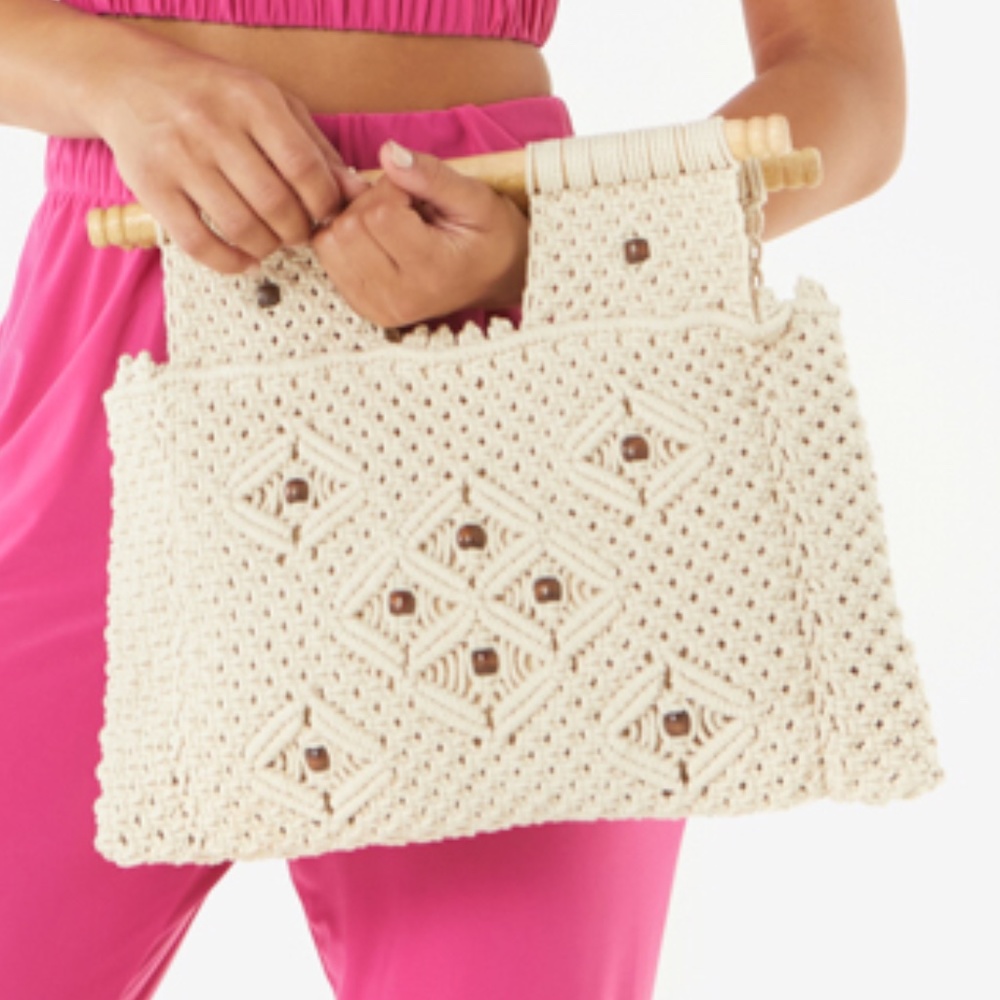 Virginia Wolf macrame bag